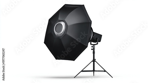 Softbox light with an octagonal design for professional photography