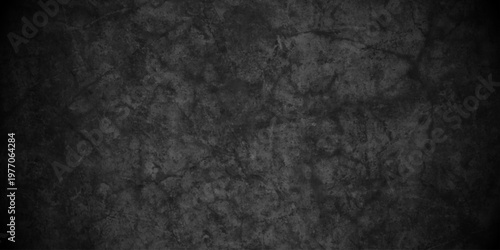 Dark black old wall paper grunge background. black blackboard and chalkboard texture. Dark black concrete wall texture element vintage grunge charcoal paint rough, distress backdrop background.