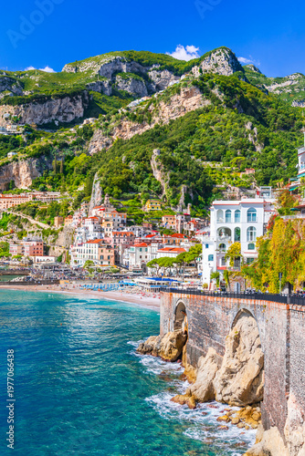 Canvas Print Amalfi, Italy