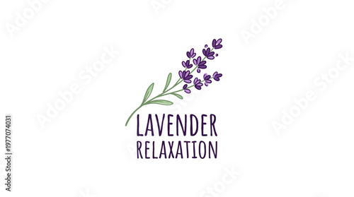 Lavender Relaxation Logo Design