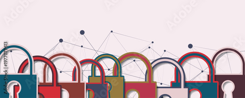 Future cyber technology design for business and internet project.