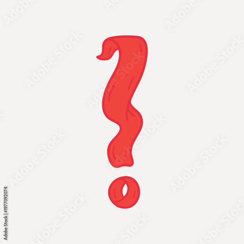 Red exclamation mark illustration vector