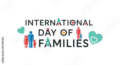 International Day of Families celebration logo.