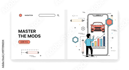 Car app mod web UI view auto part fast race data list info user gear