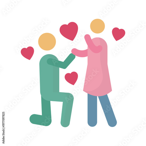  Love Confession Vector icon which can easily modify or edit