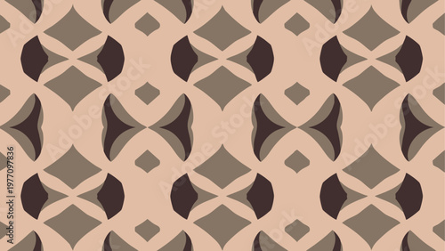 seamless pattern with geometric shapes