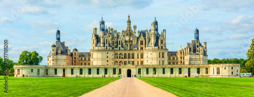 The Castle Chambord Loire Valley in France is the largest castle in the Loire Valley. It was built in the first half of the 16th century.