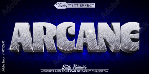  Arcane Mystic Occult Magic Dark Vector Fully Editable Smart Object Text Effect