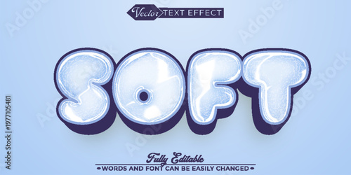  Soft Smooth Gentle Light Comfort Vector Fully Editable Smart Object Text Effect