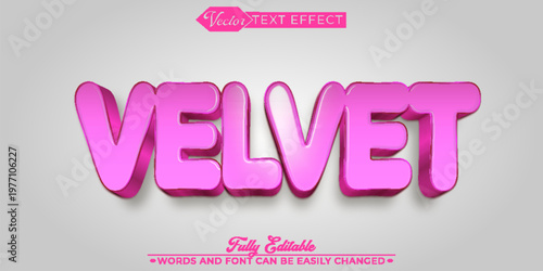  Luxury Soft Velvet Elegant Typography Vector Fully Editable Smart Object Text Effect