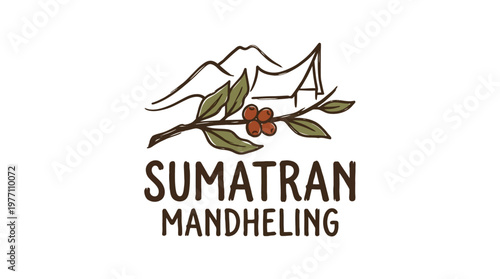 Sumatran Mandheling Coffee Logo Design
