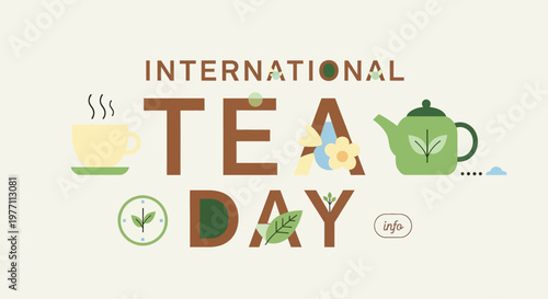 International Tea Day celebration with tea.