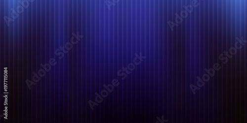 Deep navy to ice blue gradient, fluted ripple glass texture, glossy vertical ribs, soft haze at edges, moody abstract background. Vector eps10
