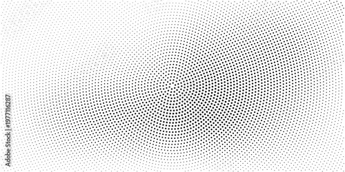 redial gradient halftone dots grunge wide background