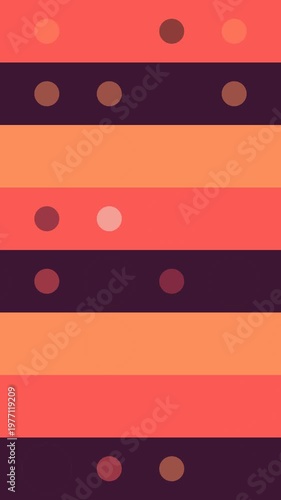 Modern Procedural Geometric Motion Graphics Seamless Background With Shape Elements