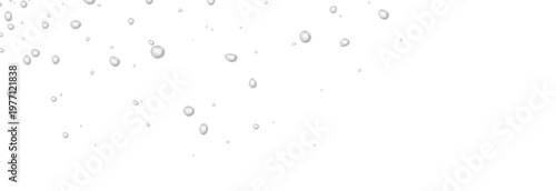 Realistic water drops PNG. Drops on surfaces, glass or windows after rain or from condensation. Water drops on an isolated transparent background.