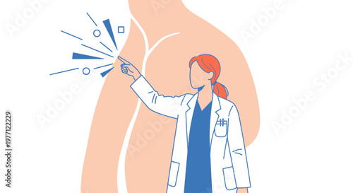 Medical, anatomy, doctor illustration, human body, healthcare concept, vector graphics