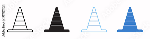 Cones Vector Illustration In Multistyle