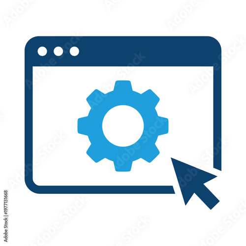 Web browser setting configuration gear optimization technology internet system application tool options control panel cursor window