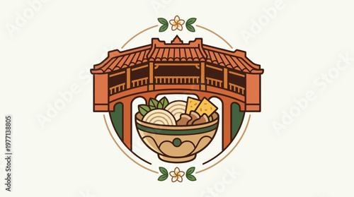 Hoi An Japanese Covered Bridge and Vietnamese Pho