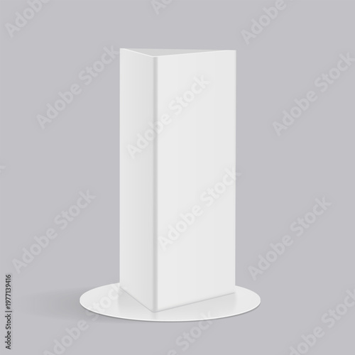 Plastic Table Tent Mockup