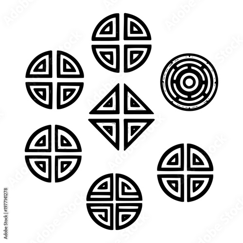 Two cute honey bees flying and forming a heart shape with flight trails in minimalist line art style