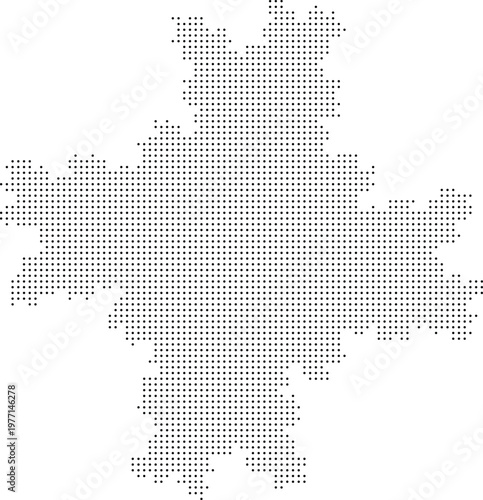 Abstract Pixelated Bitmap Halftone Dotted Dither Pattern Background Texture Graphic Design Element Overlay