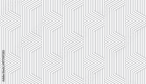 Seamless Geometric Line Pattern Background image