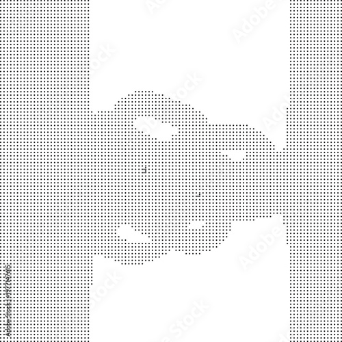 Abstract Dither Pixelated Halftone Dotted Pattern Background Texture Overlay Graphic Resource Design Element Vector