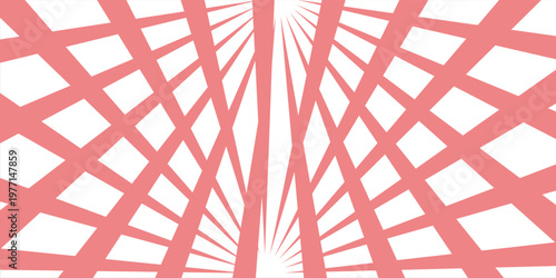 Retro background with rays or stripes in the center. Sunburst or solar burst retro background. Starburst abstract background. Vector illustration