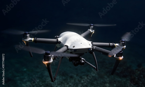 Drone underwater