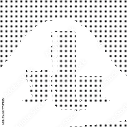 Dither Pixelated Bitmap Halftone Dotted Abstract Pattern Texture Background Graphic Overlay Digital Art Retro Style Grunge Effect