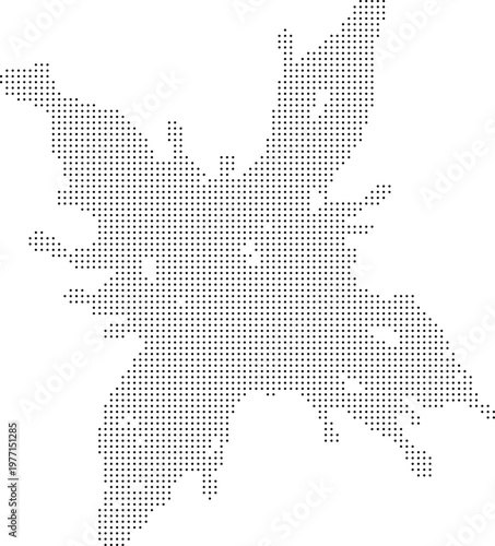 Halftone Dither Pixelated Bitmap Dotted Abstract Pattern Texture Background Graphic Element Overlay Design Vector