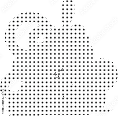 Halftone Dither Pixelated Bitmap Dotted Vector Texture Pattern Background Overlay Graphic Element Design