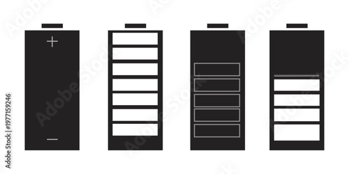 battery vector icon. Eps 10