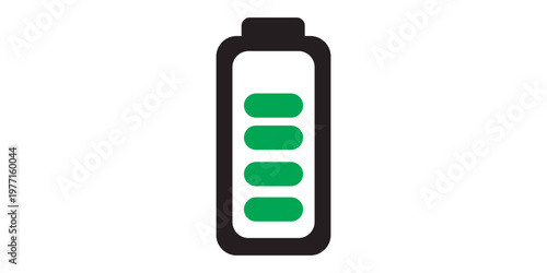 Battery Level Indicator Vector Illustration