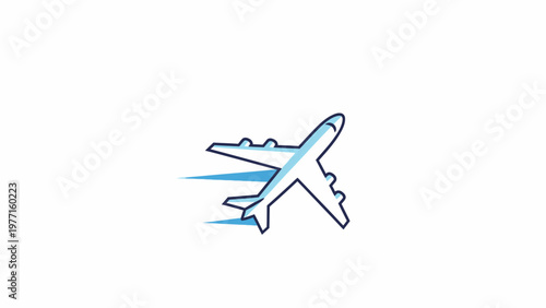 Airplane Taking Off in the Sky.