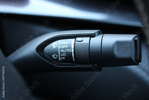 Generic windscreen wiper stalk in a modern vehicle