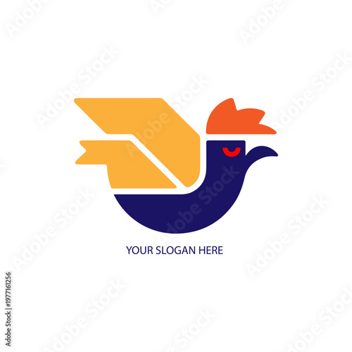 Chicken Shop Logo Icon—T-Shirt Icon