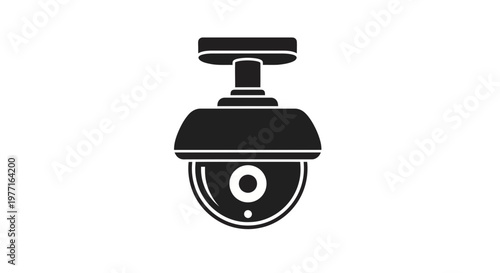 Cctv security camera icon
