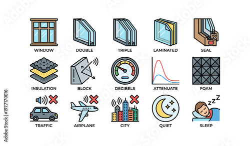 Acoustic window solutions: insulation, decibels, attenuate diagrams