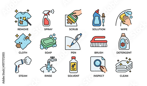 Cleaning tools and techniques for effective stain removal