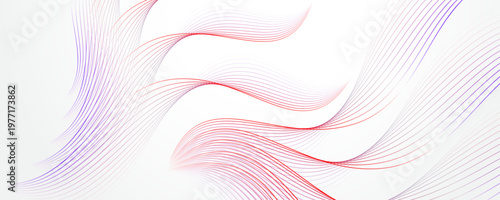 Ethereal gradient plumes dancing across a minimalist white background