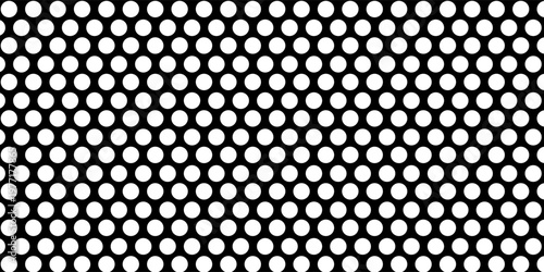 Grill mesh pattern with metal texture for speaker and micro hole background or seamless net by black grid and circle grate steel screen.