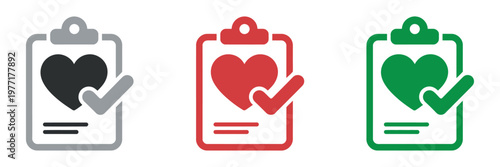 Health tests and medical services vector icon set with diagnostic symbols, laboratory analysis elements, healthcare icons collection and modern medical service illustration for clinic and hospital use