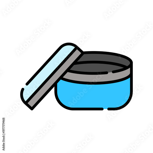 Cosmetic Tin Icon Professional UI Symbol for Aluminum Beauty