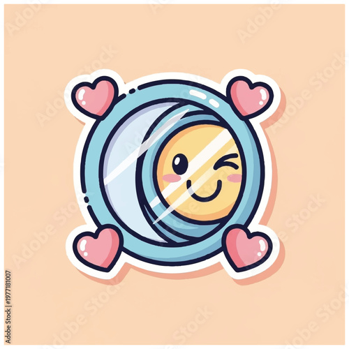 Smiling Face with Heart Symbols.