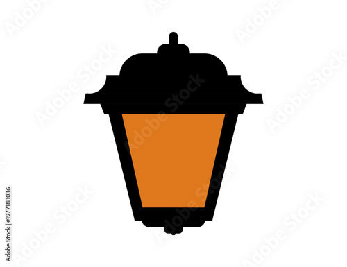 ガス灯のイラスト