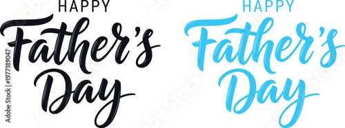 Happy father's day beautiful calligraphy designs for celebrating dad and fatherhood