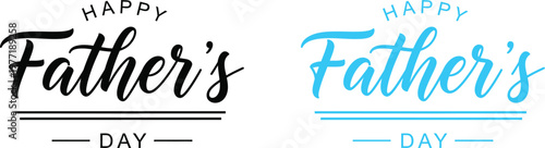 Celebrating father's day beautiful hand lettered typography for dad's special day